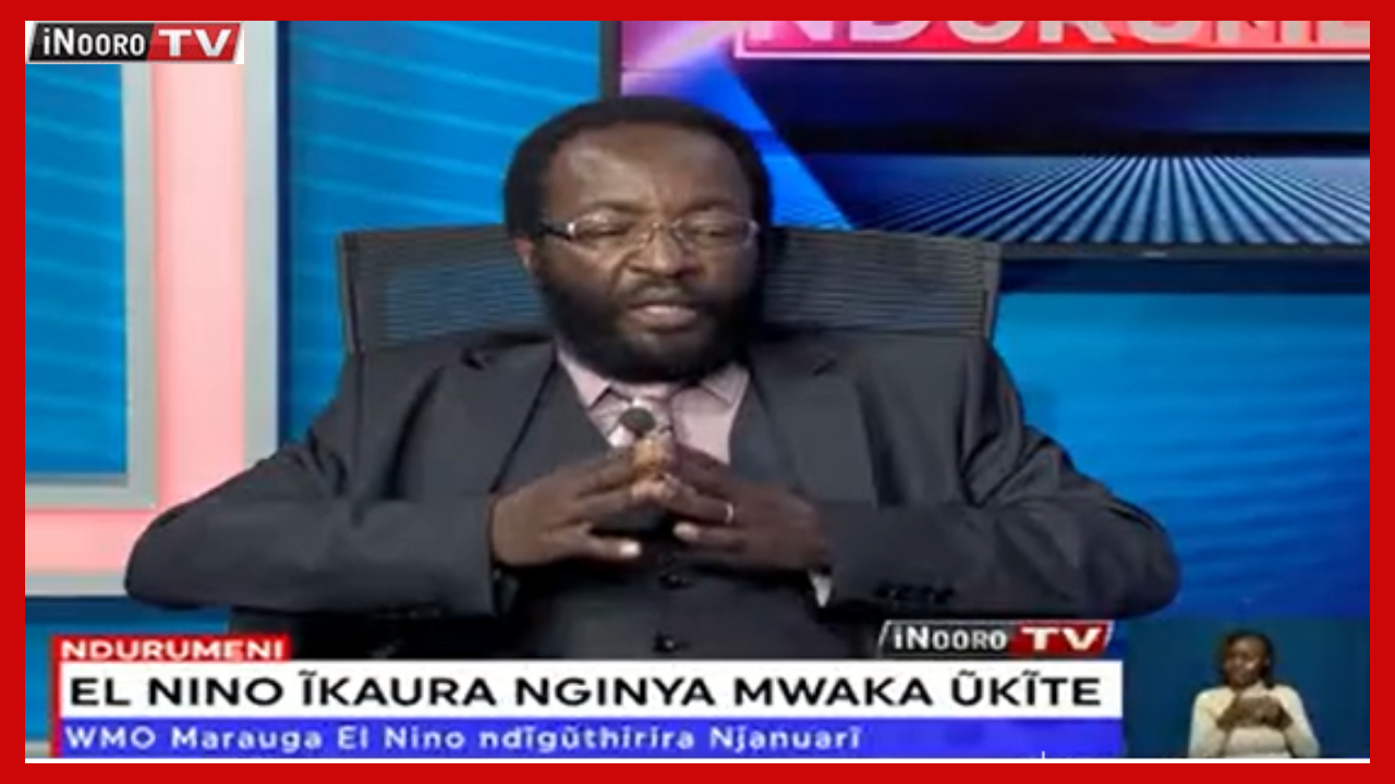 Ndereti ya mbura ya El-Nino na Dr David Gikungu, Mũrũgamĩrĩri wa MET