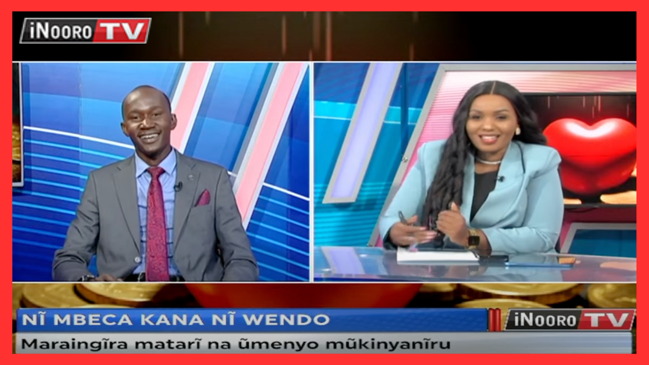 Inside Inooro Tv Studio The Latest Vernacular Tv Station